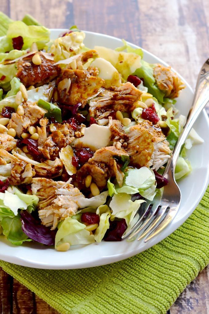 Leftover Turkey and Cranberry Salad