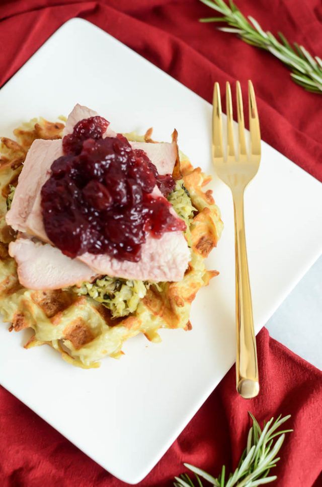 Stuffing Waffles with Gravy