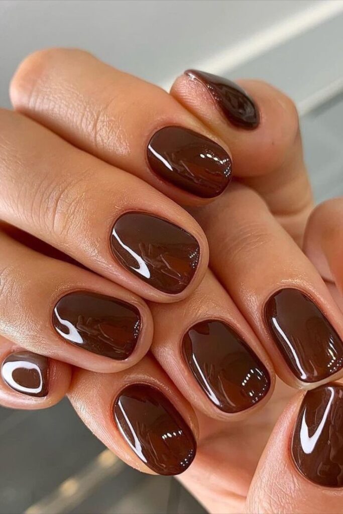 Hot Chocolate Nails