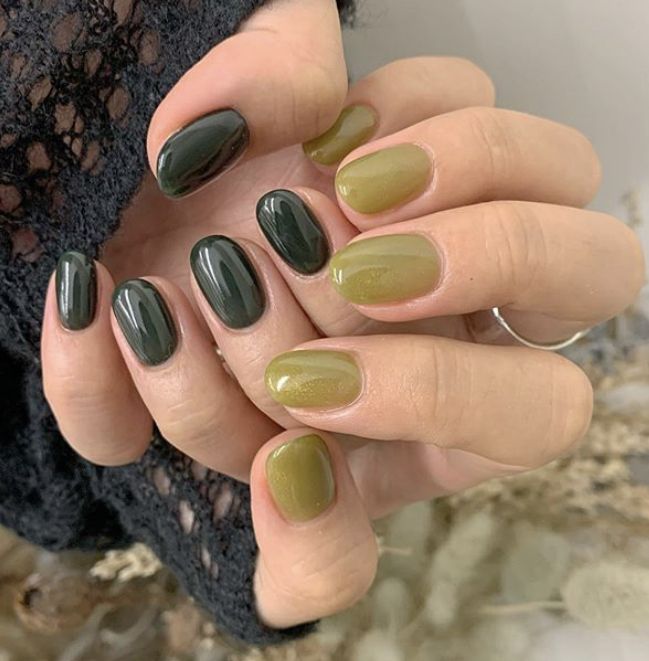 Two-Toned nails